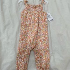carters baby girl jumpsuit floral